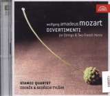Mozart Wolfgang Amadeus Divertimenta pro smyčcové kvarteto a dva lesní rohy