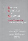 Scriptorium Regesta Bohemiae et Moraviae aetatis Venceslai IV. V/I/1 (1378 dec.-1419 aug. 16.)