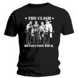 Clash T-Shirt Band Figures -L- Black
