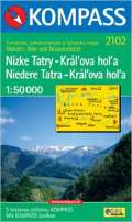 KOMPASS-Karten GmbH Nzk Tatry-Krova hoa 2102 NKOM 1:50T