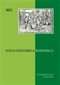 Historick stav AV R, v.v.i. Folia Historica Bohemica 30/2 2015
