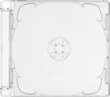 Obal CD super jewel box čirý + čirý tray - EU