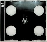 Obal CD jewel box čirý + černý tray 2CD