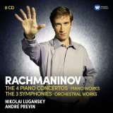Warner Music Rachmaninov: The 4 Piano Concertos - Piano Works, The 3 Symphonies - Orchestral Works (Box 8CD)