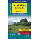 Kartografie Praha 1: 50T (11)-Luick hory,eskolipsko (turistick mapa)