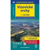 Kartografie Praha 1: 50T (80)-Vizovick vrchy (turistick mapa)