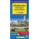 Kartografie Praha 1: 70T(113)-Kladensko,Podipsko (cyklomapa)