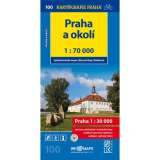 Kartografie Praha 1: 70T(100)-Praha a okol (cyklomapa)