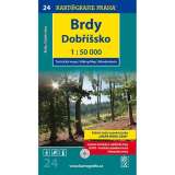 Kartografie Praha 1: 50T (24)-Brdy, Dobsko (turistick mapa)