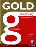 PEARSON Longman Gold Preliminary Coursebook with CD-ROM Pack