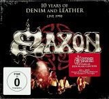 Saxon 10 Years Of Denim And Leather - Live 1990 (Digipak CD+DVD)