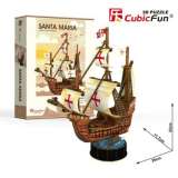 CubicFun Puzzle 3D Santa Maria - 93 dl