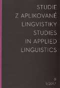 Univerzita Karlova, Filozofická fakulta Studie z aplikované lingvistiky 1/2017
