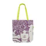 Presco Group Plátěná taška Alfons Mucha – Amethyst, Fresh Collection