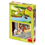 Dino Vla Amlka a Ka a kubnek: puzzle 2x48 dlk