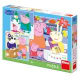 Dino Peppa Pig - Vesel odpoledne: puzzle 3x55 dlk