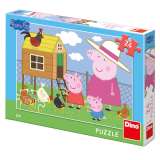 Dino Peppa Pig - slepiky: puzzle 24 dlk