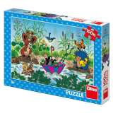 Dino Krtkova plavba: puzzle 100XL dlk