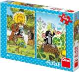 Dino Krtek a kamardi: puzzle 2x48 dlk