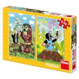 Dino Krtek na mtin: puzzle 2x48 dlk