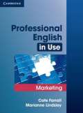 Cambridge University Press Professional English in Use: Marketing, edition with answers