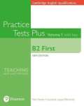 Pearson Cambridge English Qualifications: B2 First Volume 1 Practice Tests Plus with key