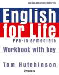 Oxford University Press English for Life Pre-intermediate Workbook with Key