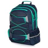 OXYBAG Studentsk batoh OXY Sport PASTEL LINE green