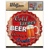 Argus Wall decor Retro Cold larger BEER - samolepc dekorace 30,5x38 cm