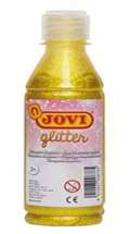 Jovi JOVI temperov barva glittrov 250 ml  v lahvi lut