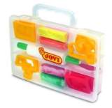 Jovi JOVI KUFŘÍK (plastelína 8x25g + 6 vytlačovátek + 1 váleček + 3 modelovací nože + 6 vykrajovátek)