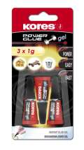 Kores Kores Power Glue Gel 3 x 1 g