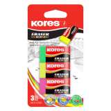 Kores Kores Pry KE30 NEON barevn mix 40 x21 x 10 mm 3 ks