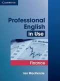 Cambridge University Press Professional English in Use Finance