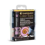 Chameleon Set Chameleon Color Tops, 5ks - pastelov tny