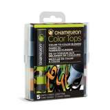 Chameleon Set Chameleon Color Tops, 5ks - zemit tny