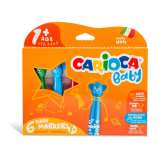 Carioca CARIOCA dtsk fixy Baby Teddy 6 ks