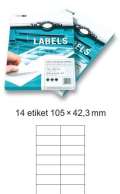 Mondi Etikety EUROLABELS - 14 etiket na A4 (100 ks), 140g