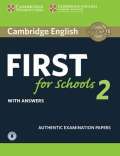 Cambridge University Press Cambridge English First for Schools 2 Students Book with answers and Audio