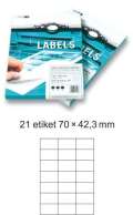 Mondi Etikety EUROLABELS - 21 etiket na A4 (100 ks), 140g