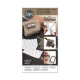 SIZZIX SIZZIX oboustrann lepc transparentn flie 12,1 cm x 6,4 cm (10 ks )