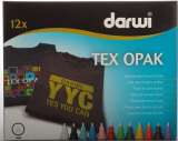 DARWI DARWI TEX OPAK fixy na textil sada 12 x 6 ml