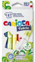 Carioca CARIOCA fixy na textil 6 ks