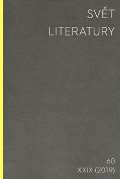 Filozofick fakulta UK v Praze Svt literatury 60/2019