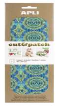 APLI APLI Cut&Patch papr 30 x 50 cm - Zeleno-modr motiv 3 ks