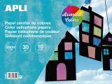 APLI APLI celofnov flie 32 x 24 cm - blok 10 list, mix barev