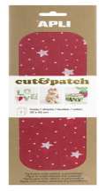 APLI APLI Cut&Patch papr 30 x 50 cm - Hvzdy na ervenm 3 ks